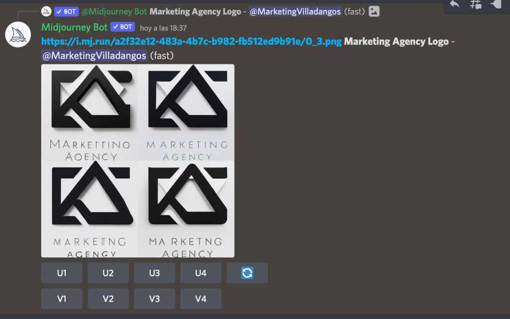 Diferentes Versiones de Logo por Inteligencia Artificial 2